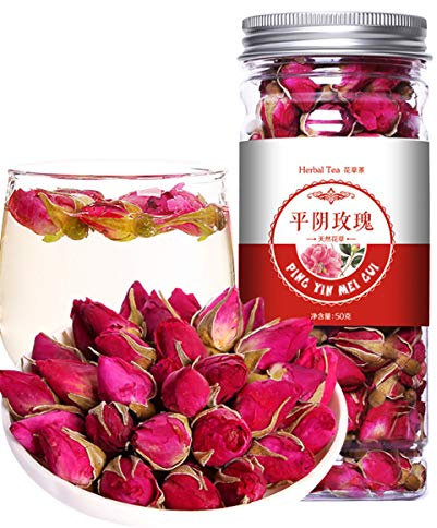 Chinois Herbal Tea Fruit Fruit Tea Rose Tea De Soie D'or Chrysanthème Embouteillé Nouveau Thé Parfumé Soins De La Santé Fleurs Thé Thé Vert Alimentaire Vert (50g Pingyin Rose)