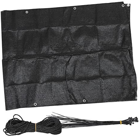 Happyyami Zaun Wand Bildschirm Sichtschutz Aus Stoff Zaun Sichtschutzgitter Outdoor-sonnenschutznetz Sichtschutzzaun Geschützt Sichtschutznetzabdeckung Sport Plane Pflanze