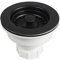 Sknrlko Kitchen Sink Drain Assembly Kitchen Sink Drain Plastic Kitchen Sink Drain with Strainer Basket Drain Stopper Diameter 114mm for Kitchen Quartz Stone Sink
