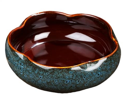 SUIOPPYUW Pot en céramique pour narcisses, nénuphars, pour Lotus d'intérieur, avec mousses et Autres espèces hydroponiques, tapez+1