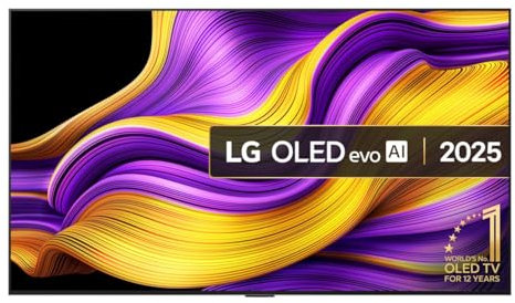 LG OLED65G54LW - TV 65, OLED Evo 4K, Smart TV AI B5, WebOS 25, Dolby Vision et Dolby Atmos, AMD FreeSync, Alexa/Google Assistant, Noir