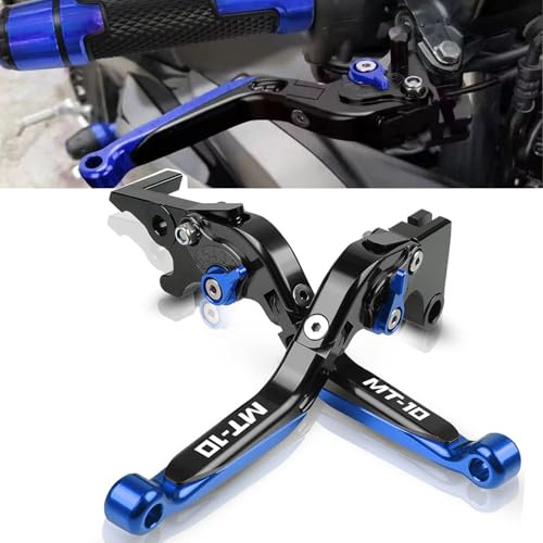 MT-10/SP Moto CNC Palanca de Embrague de Freno para MT10 SP MT 10 2016 2017 2018 2019 2020 -Negro/Azul