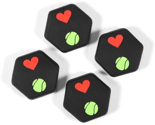 aqxreight Paquete de 7 Amortiguadores de Vibración de Tenis para Raqueta de Tenis Que Reducen la Vibración y Resisten los Daños a la Estructura Que Pueden Soportar la de la Raqueta de de Material