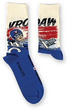 Sock Affairs Michel Vaillant – Calcetines de algodón con diseño de cómic de carreras, regalo para aficionados a los deportes de motor, 2 tallas 36-40 y 41-46