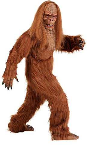 Fun Costumes Kid's Jack Links Sasquatch Costume, Big Foot Jumpsuit Halloween Costume, X-Large