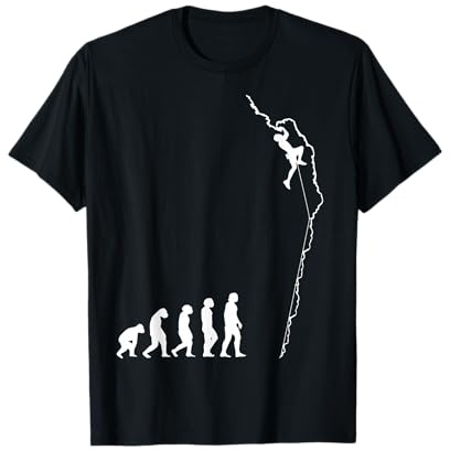 Escalada evolución – Divertido boulder, escalador de roca Camiseta