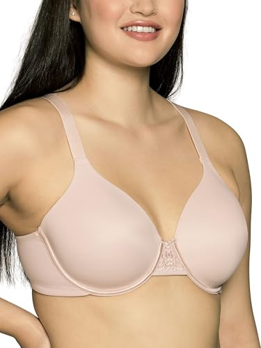 Vanity Fair Women's Full Figure Beauty Back Smoothing Bra (36C-42H), Underwire - Quartz, 36H US