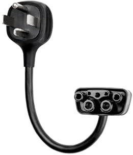 LENZ NEMA 14-30 Adapter for Tesla Mobile Connector Gen 2 & Gen 3, 24A Max Charging on 240V 14-30 Outlets (Adapter Only, Not a Charger)