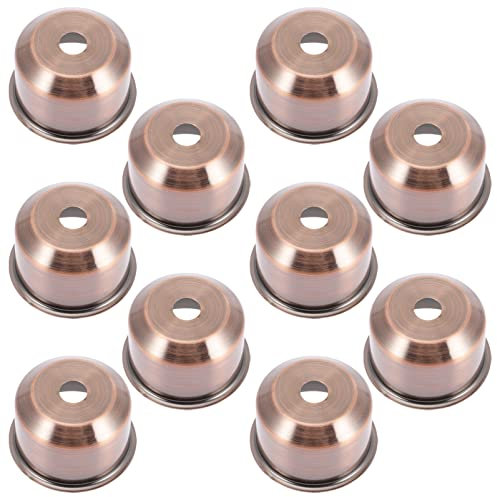 OSALADI 10St leichte Tasse Lampenfassungen aus Eisen Tischlampenschirme runder Rahmen Deckenleuchtenschirm e27 lampenfassung becher E27 Lampensockel Schmiedeeisen Lampenhalter Base Metall