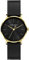 Jacob Jensen Damen-Titanuhr Quarz Schwarz/Goldfarben 175