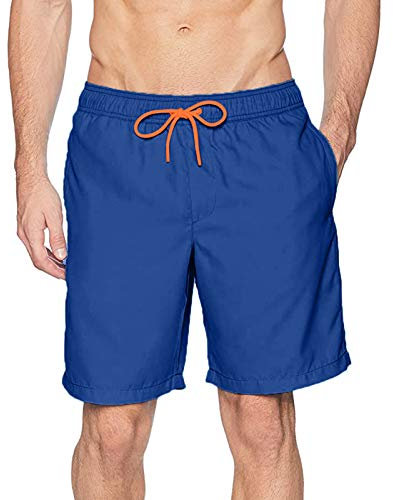 Swim Trunks Training High Cut Elastic Swimsuit Bottom Men's Swim Shorts Swimming Running Shorts Mens Beach Board Shorts Breathable Gym Sports Shorts with Mesh Li 30th Birthday Gifts for Men Camping