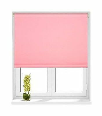 SUNLOVER Thermal Blackout Roller Blind - Pink - 150cm x 170cm