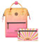 CABAIA - Sac à Dos Adventurer Cabourg - Medium 18L - Déperlant - Compartiment Ordinateur Portable 13-2 Poches - Certifié Vegan - Sac Voyage, Affaires, École pour Homme et Femme - Rose