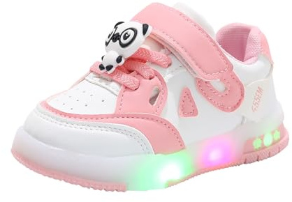 Chaussures de Sport Filles Garçons Basket Lumineuse Enfant Respirant Antidérapantes de Course Running Sneakers Classic Décontractées Chaussures De Course Enfant (21 Toddler)