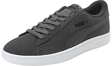 PUMA Unisex Puma Smash v2 Low-Top, Castlerock-Puma Black-Puma White, 41 EU