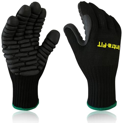 Intra-FIT Anti Vibration Work Gloves Certified | Shock-Proof Reduction Safety Gear