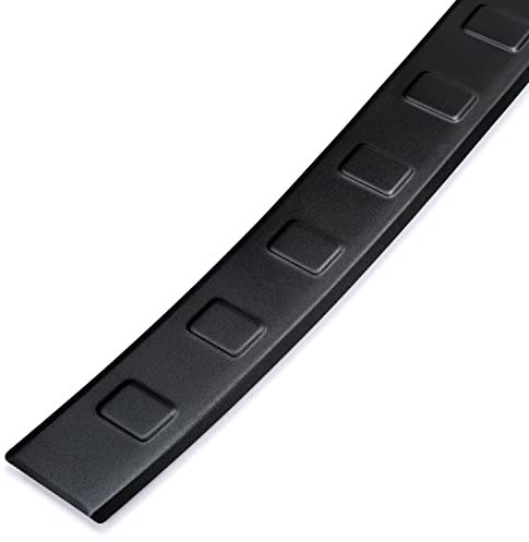 tuning-art L473 Edelstahl Ladekantenschutz passend für Skoda Superb 3 Kombi 2015-2019 Pulverbeschichtet, Farbe:Schwarz Pulverbeschichtet