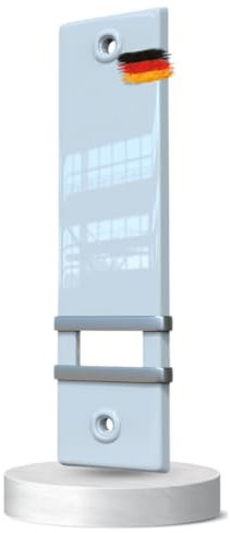 markiso® Rolladengurt Abdeckung [1 Stück] – Lochabstand 135 mm | Gurtwickler Abdeckung aus Kunststoff | Einfache Montage ohne Gurtausbau | Passend für Min- & Maxigurte | Farbe Weiß