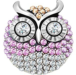 Andante CHUNK Click-Button Druckknopf für Chunk-Armbänder, Chunk-Ringe und andere Chunk-Accessoires - Eule