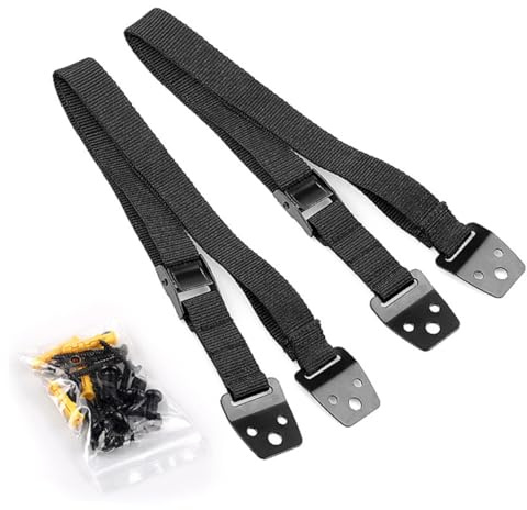 MUELODSIC Correas de Seguridad Antivuelco para Muebles y Tv Ajustables con Anclajes de Pared Metálicos Protección Infantil Resistente y Montaje Rápido para Prevención de Caídas el Hogar
