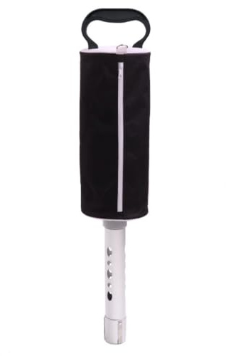 Golf Ball Retriever Collection Tube Bag With Metal Shaft Sections Zippered Sleeve And Carry Handle easy pickup without strain suitable for driving, style to 2