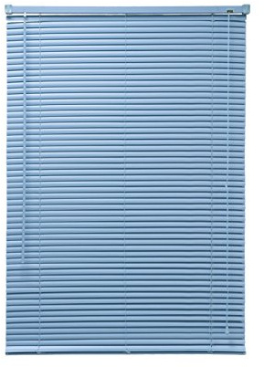 STOR PLANET | Persianas Venecianas de PVC Veneto, Cortinas con Lamas, Persianas de Interior para Ventanas y Puertas, Cortinas de Cocina, Baño, Domitorio… | Azul Celeste, 60X130