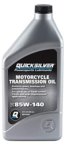 Quicksilver 85W-140 Motorcycle Transmission Oil, 1 Quart