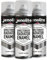 JENOLITE Directorust vernice spray per radiatori | ARGENTO | Finitura lucida | Resistente a 130ºC | Durevole, antigraffio e resistente | Nessun primer necessario | 3 x 400 ml
