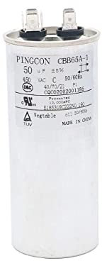 Fasizi Motor Condensador 50uF CBB65 para Aire Acondicionado 450VAC SH 40/70/21 50/60Hz