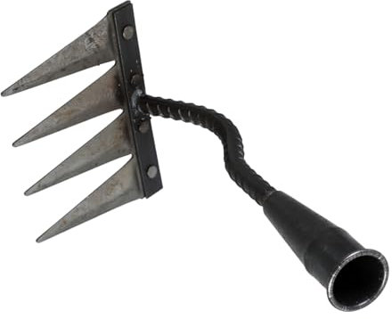 Toddmomy Rastrillo De Jardín De Acero Inoxidable Pesado Herramienta Multifuncional para Nivelar Suelo Dethatching y Deshierbe para Jardinería y Paisajismo