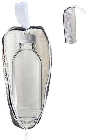Funda para botella de agua, enfriadora de botella de agua, bolsa de transporte, aislamiento térmico, contenedor de bebidas para camping, hogar, ciclismo, playa, viajes