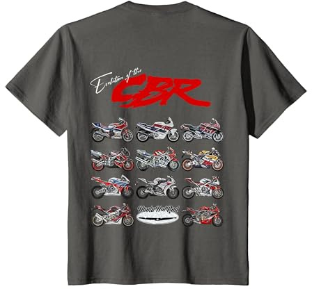 Evolución del, CBR, Motocicleta, Moto, Motociclista, Sportsbike Camiseta, Niños, Asfalto, 3 años