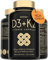 Vitamin D3 K2 Capsules - High Strength Vitamin D Tablets - 4000 IU VIT D & 100mcg VIT K MK7- UK Made Vegetarian D3 and K2 Vitamins Supplement for Strong Bones, Teeth, Immune System - 120 Capsules
