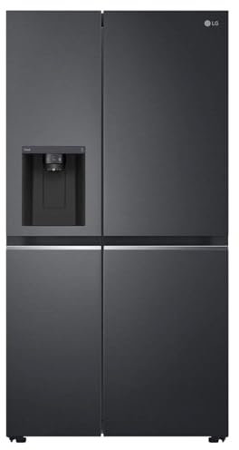 LG GSLV71MCTD Side-by-Side mit Eis-, Crushed Ice und Wasserspender | interner Wassertank 4L | Total No Frost | freistehend |913 mm Breite