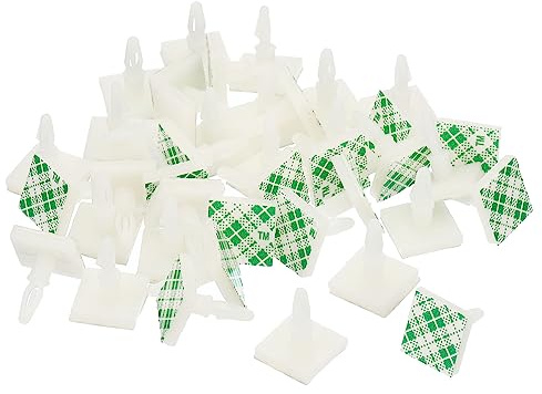 PATIKIL Adesivo PCB Distanziale, 40pz Adesivi Distanziatori 0.31 Supporto Altezza Adesivi Isolati Distanziatori per PCB PC Scheda Supporto, Bianco