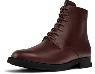 Camper Iman K400300 - Botín de encaje para mujer, color burdeos 008, talla 38 EU, Borgoña 008, 38 EU