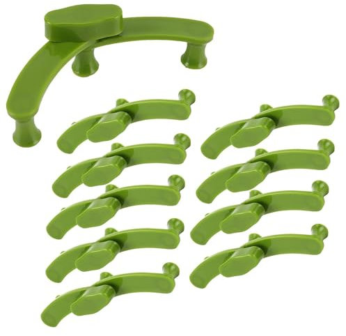 4,9 Zoll PP 10 Stücke Pflanzenbieger Verstellbar Pflanzentrainer Clips | Pflanzenwachstum Bieg Pflanzenclips | Astklammern Gewächshausklammern
