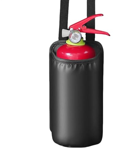 Aufbewahrungstasche für Feuerlöscher, Auto-Feuerlöscher, Halterung, Wasserbecher-Aufbewahrung für Autositz, multifunktional, Einzelnes Attribut, Refer to description, Uni