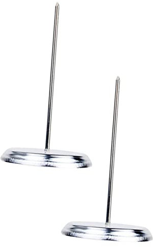 DIYEAH 2 Stück Zettelspießer aus Metall Praktischer Quittungshalter für Restaurant Büro und Küche Robuste Papierhalterung für Belege Notizen und Rechnungen