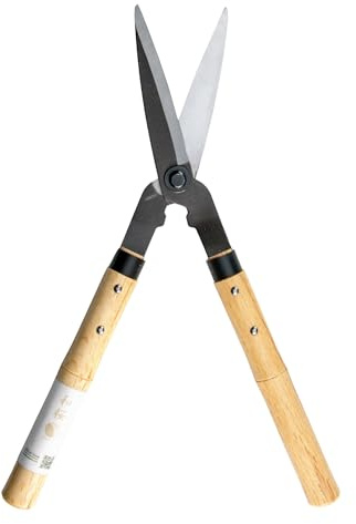 Wazakura Petits cisailles à gazon – Cisaille à gazon manuelle japonaise en acier au carbone, forgée à la main au Japon – Ciseaux de précision pour bonsaï, pelouse et jardinage