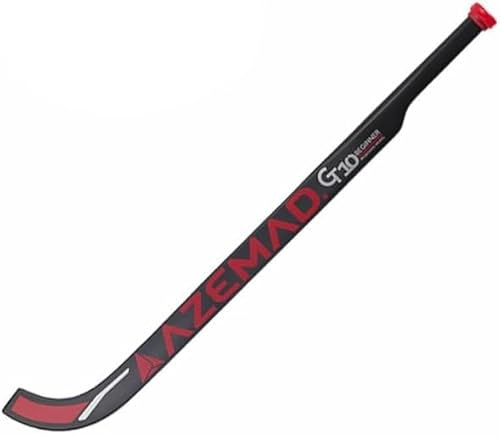 L'Estel Skates - Azemad - Stick Azemad Keeper GT 10 Beginner 90 CM - Stick de Fibra para Portero de Hockey Patines - Hockey Patines (Rojo)
