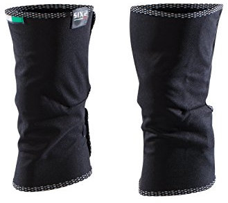 SIXS Unisex – Erwachsene Six2 Knieschoner All Black-Einheitsgröße EINZIGARTIG, Schwarz