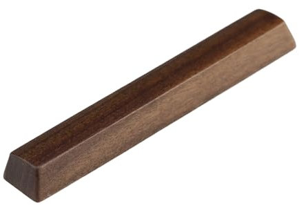 YMDK Holz-Tastenkappe aus massivem Walnussholz, Neuheit, Tastenkappen, Leertastentasten, OEM-Profil für mechanische Cherry MX Tastatur (Leertaste 1 Taste)