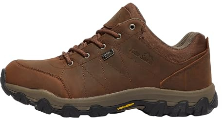 Peter Storm Women’s Lindale Waterproof Walking Shoes with High Traction Rubber Sole for All Seasons, Durable Leather Upper (Brown, UK Footwear Size System, Adult, Women, Numeric, Medium, 6)
