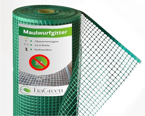 EraGreen® Maulwurfgitter 25 m x 1,2 m Breite - Maulwurfschutz für Rollrasen und Rasenflächen - Rasenschutz Maulwurfbekämpfung - Maulwurfschreck für Ihren Garten