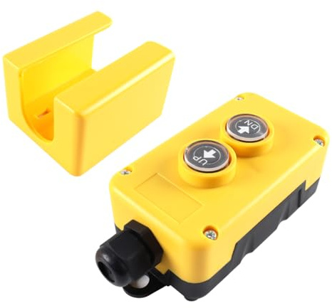 Laroal Interrupteur de Commande de Haut en Bas à télécommande pour remorque à Benne basculante, Bouton étanche pour système de déchargement de Camion à Levage hydraulique
