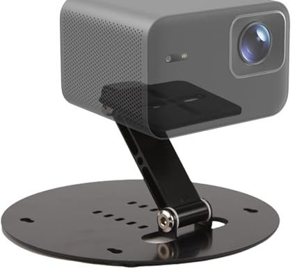 Genérico Soporte para Proyector | Soporte Plegable De Metal para Proyectores De Pared O Techo,Brazo Resistente Accesorios Informáticos para Exteriores Viajes Cine Noche Reuniones