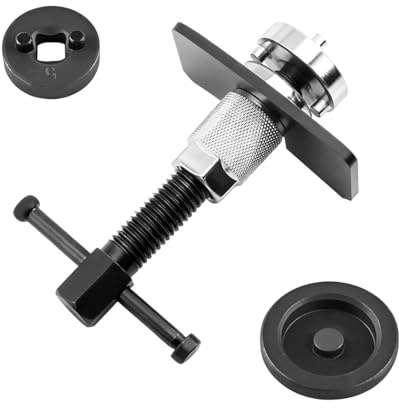 SWPHRT Car Brake Piston Wind Back Tool, 5PCS Vehicle Brake Caliper Piston Rewind Kits, Automotive Repair Rear Stop Pad Replacement Tool, Universal for Automobile RV Truck