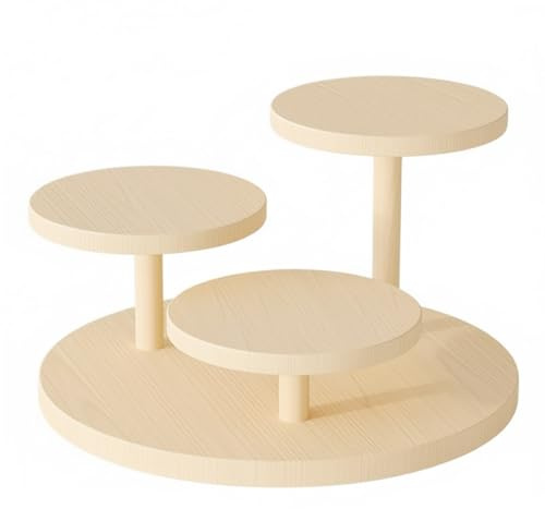Ulawellor Espositore in Legno 3 Livelli per Gioielli e Decorazioni