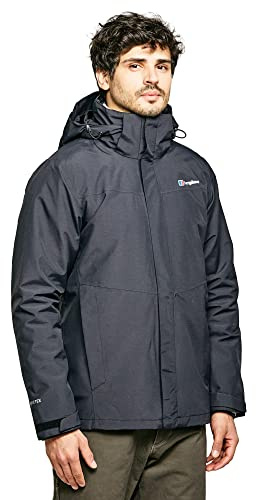 Berghaus Men’s Maitland 3-in-1 Jacket with Microfleece Midlayer, GORE-TEX Outer Shell & Adjustable Hood, Waterproof, Breathable, Winter Coat, Walking, Hiking & Outdoor Recreation
